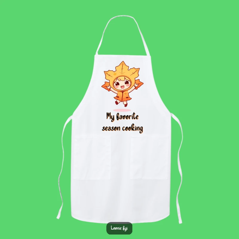 Funny Maple Leaf Apron - Joyful Hop Kitchen Character Style Gift