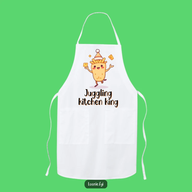 Funny Poutine Dancer Apron: Chef's Cheese Curds Kitchen Wear - Practical Funny Gift!