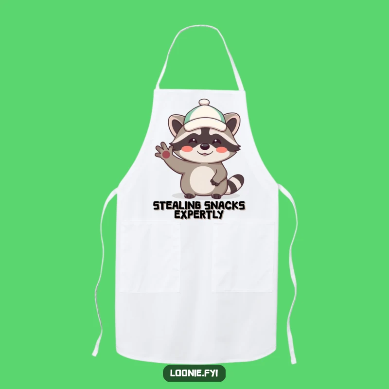 Funny Raccoon Apron, Cook Up Some Laughs in the Kitchen!