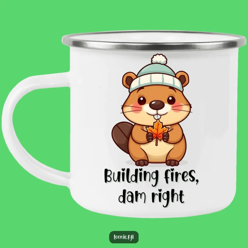 Funny Beaver Canada Camping Mug: Hilarious Adventures with Canadian Flair
