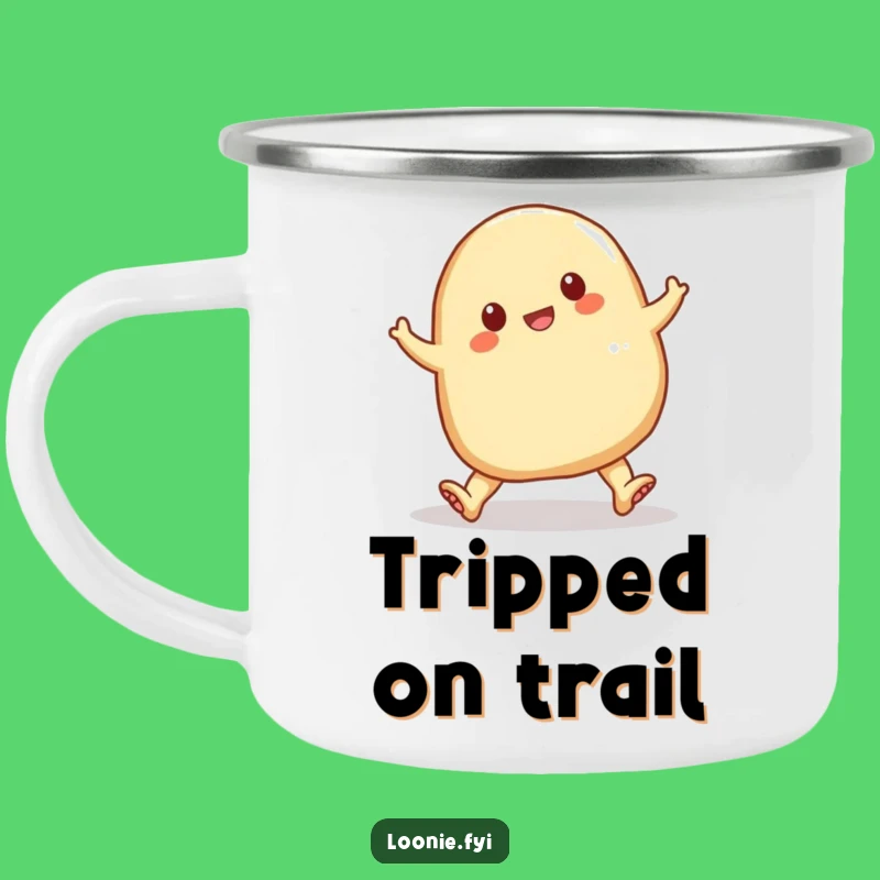Funny Perogy Tripping Camping Mug - Rugged Humor for Outdoor Adventures