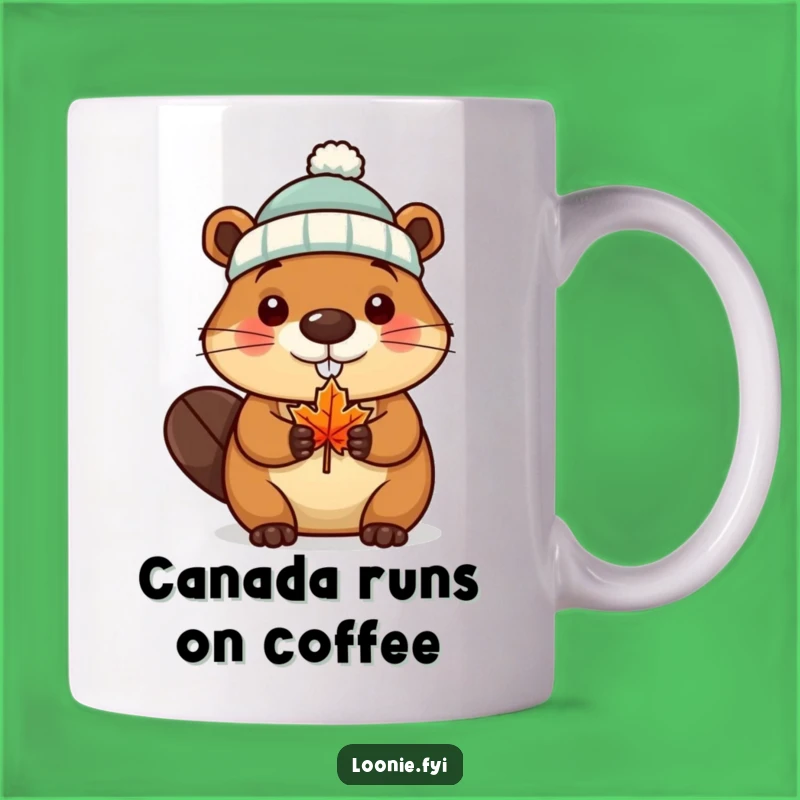 Funny Beaver Canada Mug: Hilarious Canadian Pride for True Canucks