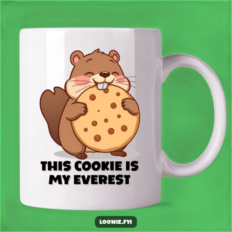 Funny Beaver Cookie Chomping Mug - Hilarious Maple Treat Gift Idea