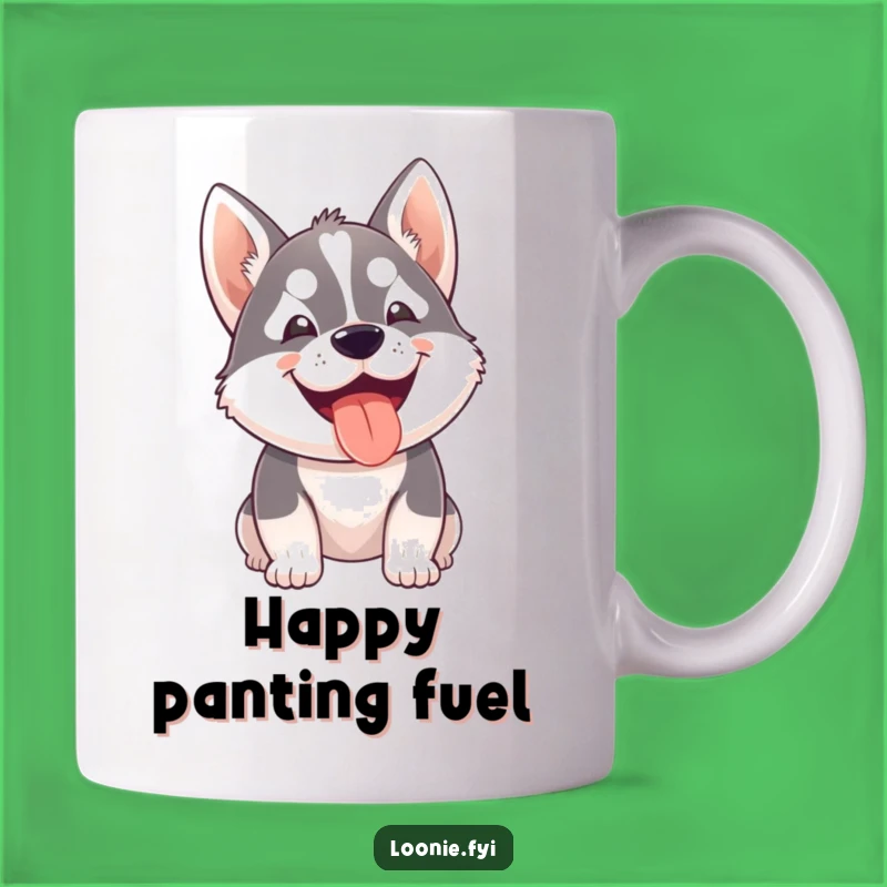Funny Husky Grin Mug - Happy Dog Lover's Hilarious Gift