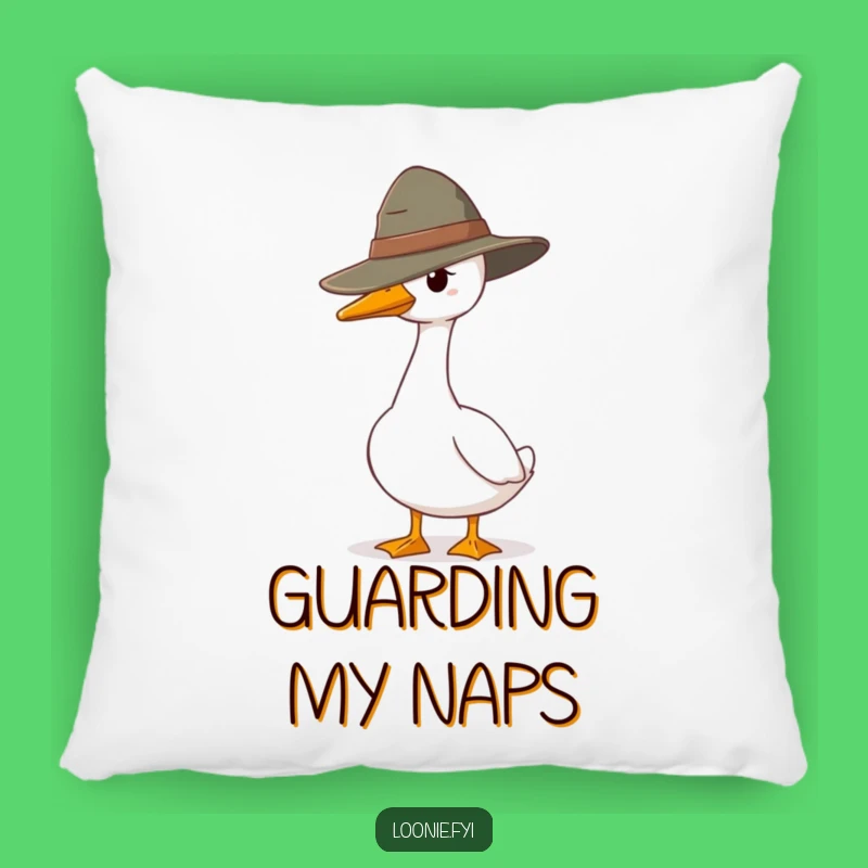 Funny Goose Ranger Pillow: Soft Character Guarding, Comfy Funny Gift