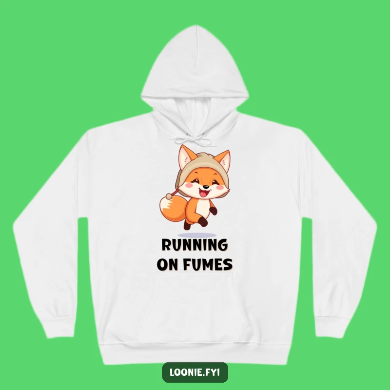 Warm Funny Fox Trapper Hat Hoodie - Cozy Running Animal Humor Gift