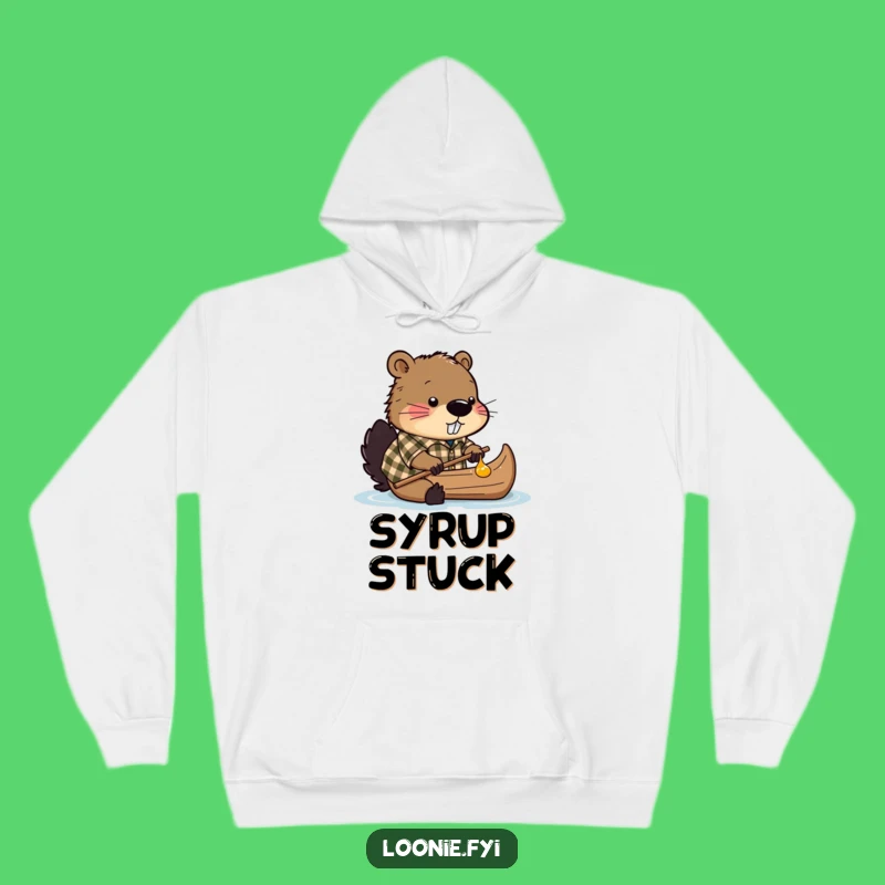 Funny Beaver Maple Syrup Hoodie: Cozy Woodland Comfort and Humor