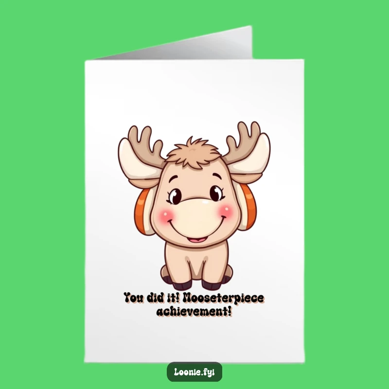 Free Printable Moose Congratulations Card Funny Downloadable Gift for Any Occasion