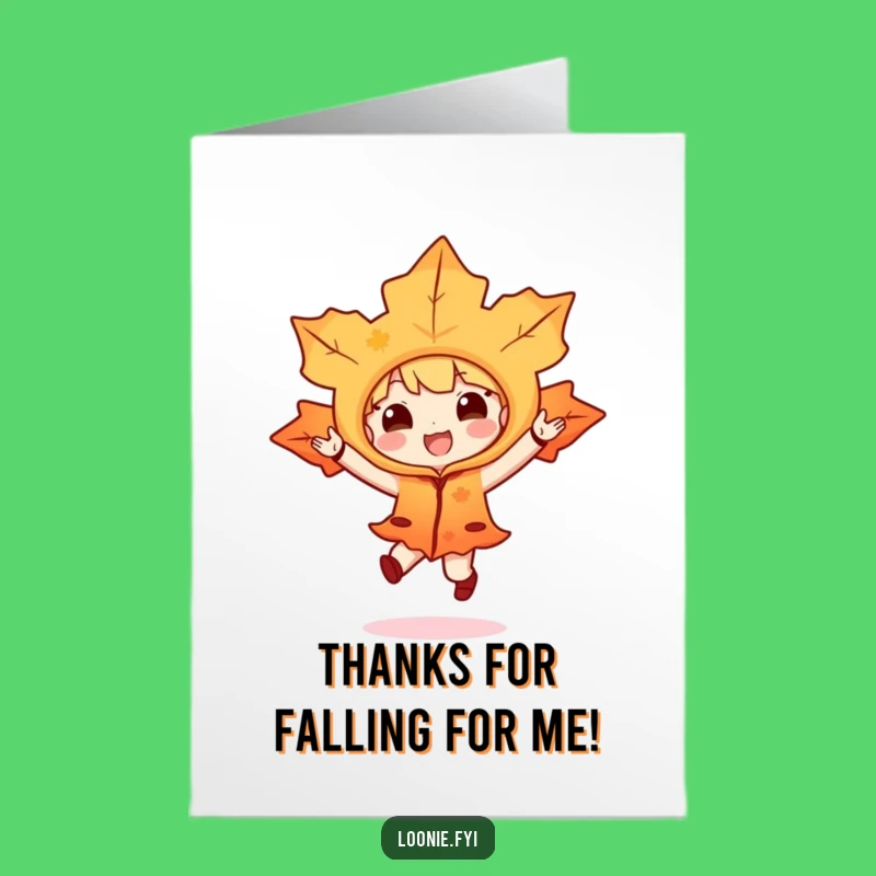 Free Printable Maple Leaf Hop Thank You Card - Funny Downloadable Gratitude!