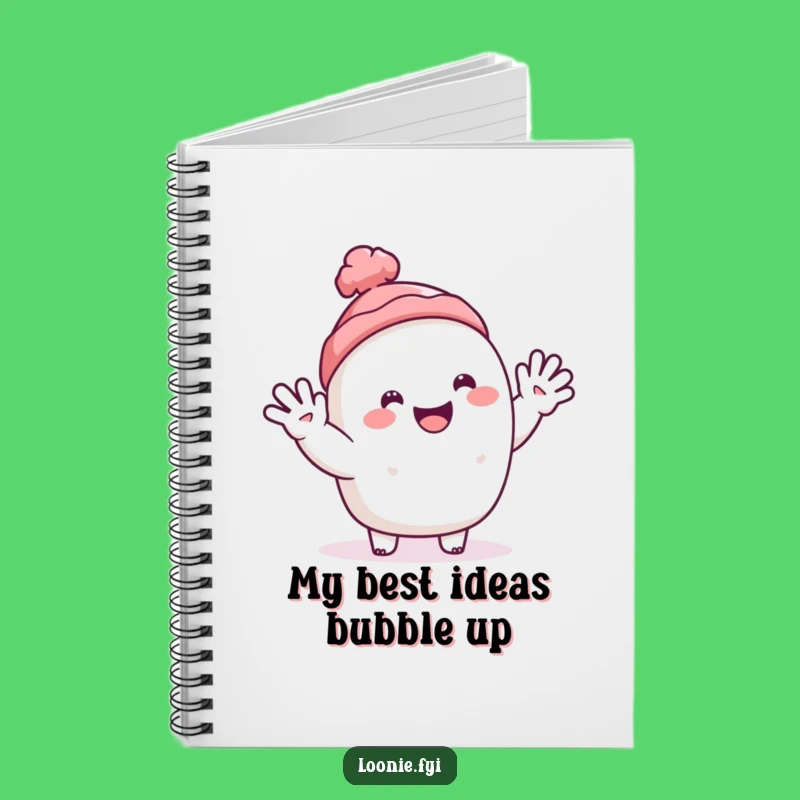 Funny Toque Notebook: Happy Character Jotting with a Cheerful Wave