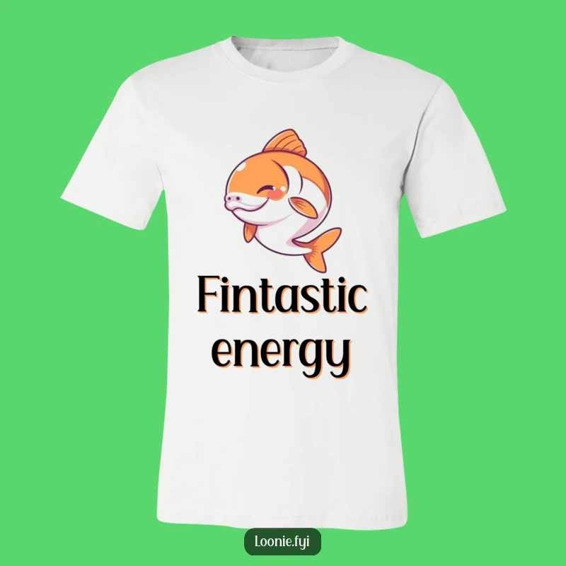 Jumping Salmon T-Shirt - Happy Determination, Funny & Energetic Outdoor Wear