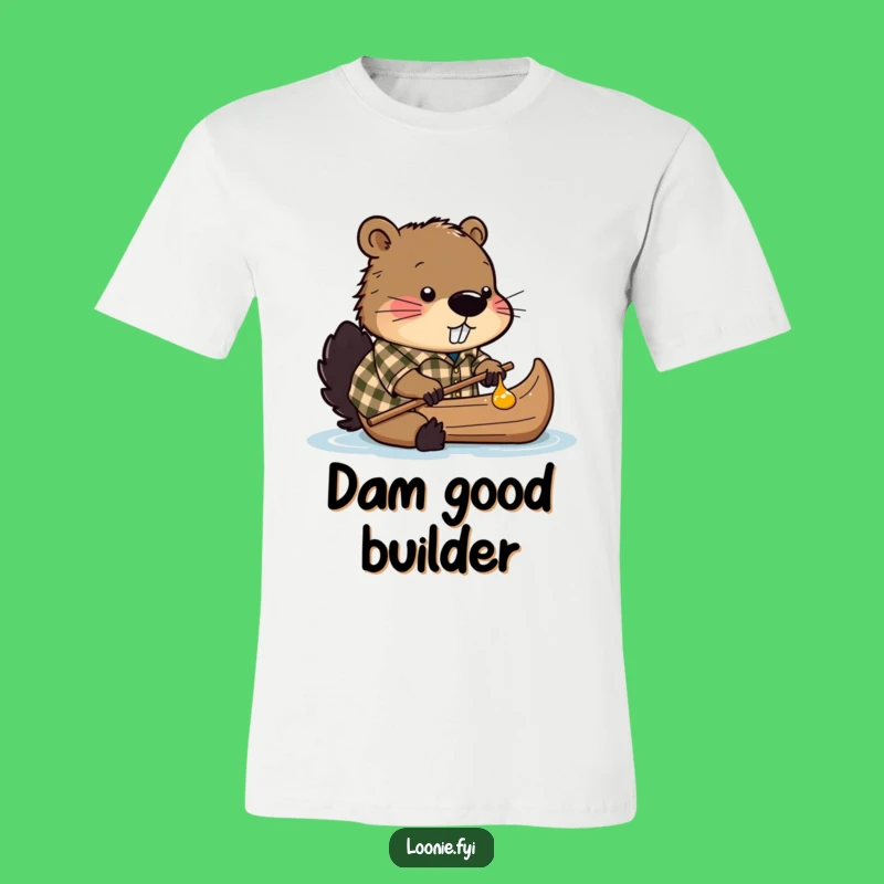 Funny Beaver Syrup Canoe T-Shirt: Hilarious Woodland Animal Tee