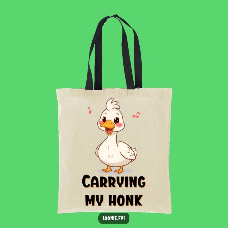 Funny Canadian Goose Tote Bag: Carry Your Honks with Style!